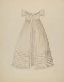 Christening Dress, c. 1939. Creator: Virginia Berge