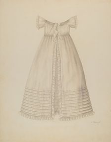 Christening Dress, c. 1939. Creator: Virginia Berge
