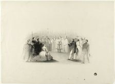 Christening of Edward VII, n.d. Creator: John Hayter