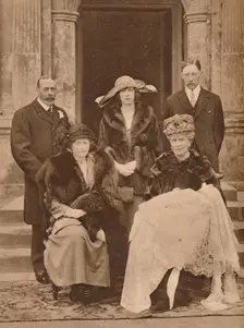 Christening of the first child of Mary, Princess Royal, Goldsborough, Yorkshire, 1923 (1935)