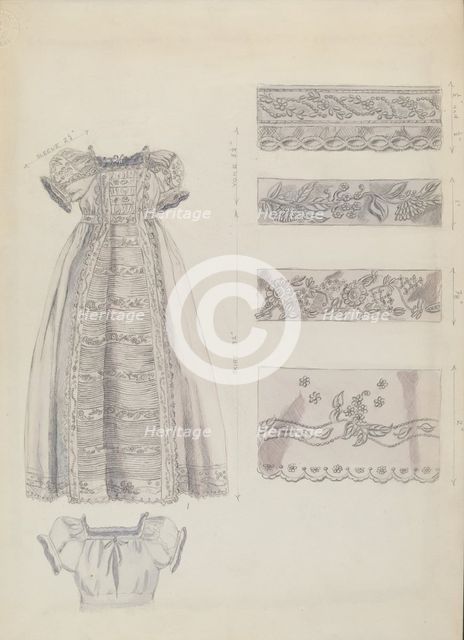 Christening Robe, c. 1936. Creator: Ella Josephine Sterling.