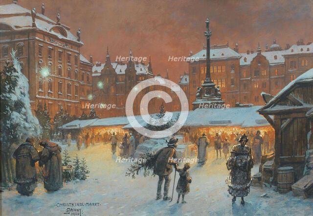 Christkindlmarkt, 1922. Creator: Janny, Georg (1864-1946).