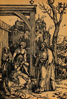 Christi Abschied von seiner Mutter. ('Christ Taking Leave of His Mother'), 1504-1505. Creator: Albrecht Durer