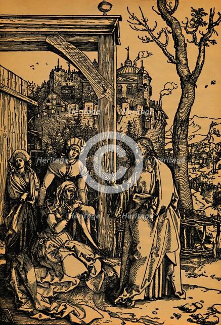 'Christi Abschied von seiner Mutter.', ('Christ Taking Leave of His Mother'), 1504-1505. Creator: Albrecht Durer.