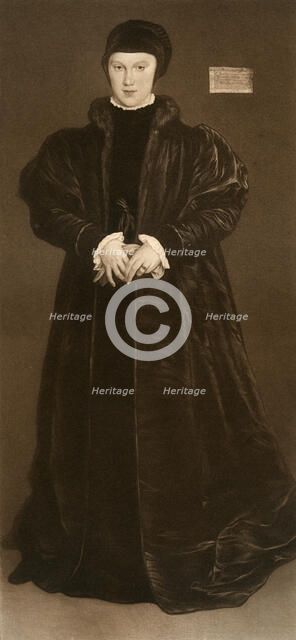 'Christina of Denmark, Duchess of Milan', 1538, (1902). Artist: Hans Holbein the Younger