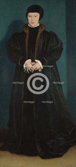 Christina of Denmark, Duchess of Milan, 1538. Artist: Holbein, Hans, the Younger (1497-1543)