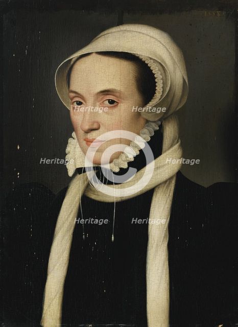 Christina of Denmark, Duchess of Milan, 1558. Artist: Clouet, François (1510-1572)