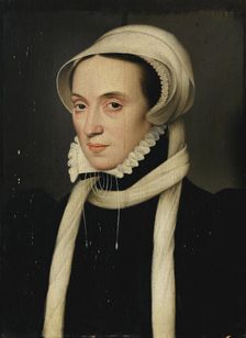 Christina of Denmark, Duchess of Milan, 1558. Artist: Clouet, François (1510-1572)