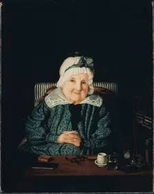 Christina Augusta von Fersen (1754-1846), 1844. Creator: Amalia Lindegren