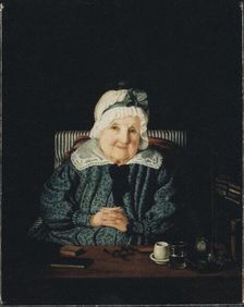 Christina Augusta von Fersen (1754-1846), 1844. Creator: Amalia Lindegren