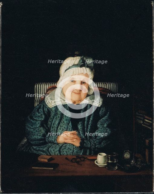 Christina Augusta von Fersen (1754-1846), 1844. Creator: Amalia Lindegren.