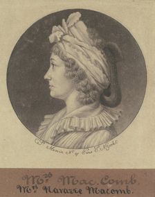 Christina Livingston Macomb, 1797. Creator: Charles Balthazar Julien Févret de Saint-Mémin