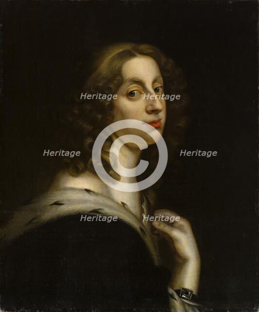 Christina, Queen of Sweden, c1650. Creator: Workshop of David Beck.