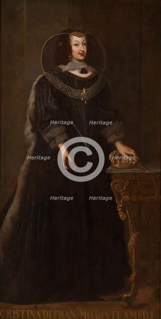 Christine Marie of France (1606-1663), Duchess of Savoy. Artist: Anonymous 