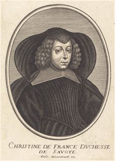 Christine of France. Creator: Balthasar Moncornet