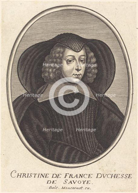 Christine of France. Creator: Balthasar Moncornet.