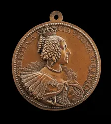 Christine de France, 1606-1663, Duchess of Savoy, Wife of Victor Amadeus I 1619..., 1635. Creator: Abraham Dupre