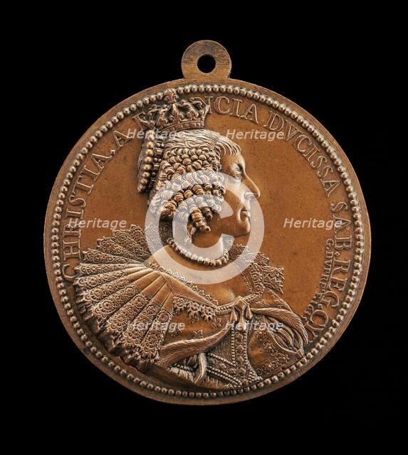 Christine de France, 1606-1663, Duchess of Savoy, Wife of Victor Amadeus I 1619..., 1635. Creator: Abraham Dupre.