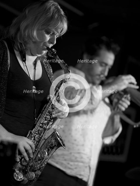 Christine Jensen and Percy Pursglove, 2016. Artist: Alan John Ainsworth.