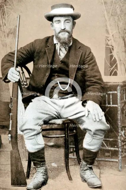 Christiaan de Wet, Boer soldier and politician, c1900. Artist: Unknown