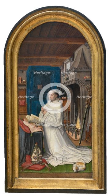 Christiaan de Hondt, Abbot at Ten Duinen, 1499. Creator: Master of 1499.