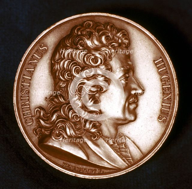 Christiaan Huyghens (1629-1695), Dutch physicist. Artist: F Henrionnet