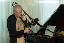 Christian Muthspiel, Simple Songs, Watermill Jazz Club, Dorking, Surrey, 2019. Creator: Brian O'Connor