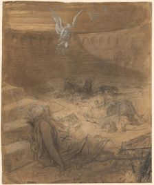 Christian Martyrs, 1869/1871. Creator: Gustave Doré