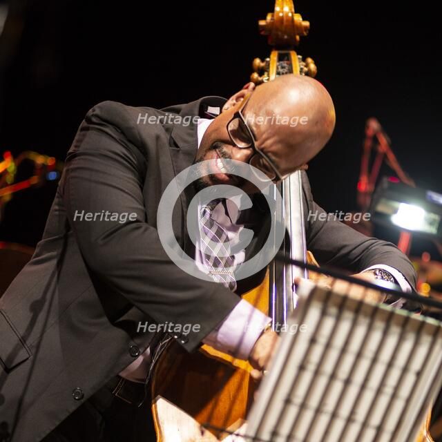 Christian McBride, 2018. Artist: Alan John Ainsworth.
