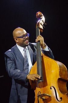 Christian McBride, Love Supreme Jazz Festival, Glynde Place, East Sussex, 2014. Artist: Brian O'Connor