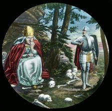 Christian avoids the cave of Giant Pope, c1910. Creator: Unknown