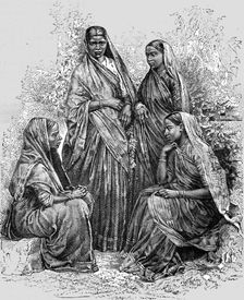 Christian Converts, Bombay; Notes on Bombay and the Malabar Coast 1875. Creator: C. B. Low