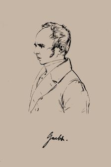 Christian Dietrich Grabbe (1801-1836). Creator: Stöber, Franz Xaver (1795-1858)