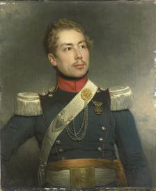 Christian Edouard Fraser (1812-79), Second Lieutenant of the 5th Dragoon Regiment, 1834. Creator: Charles Howard Hodges