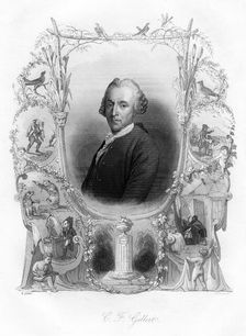 Christian Furchtegott Gellert, German poet, (19th century)