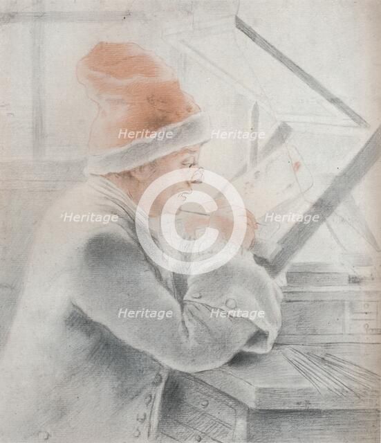 'Christian Frederick Zincke', 1752. Artist: William Hoare.