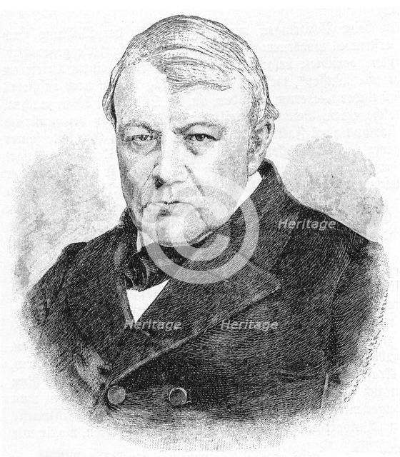 Christian Friedrich Schonbein, German chemist, c1898. Creator: Unknown.