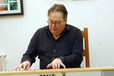Christian Gutterleisch, Renato D’Aiello Trio, Clocktower Cafe Jazz Club, Croydon, London, 2024. Creator: Brian O'Connor