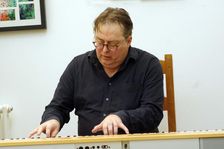 Christian Gutterleisch, Renato D’Aiello Trio, Clocktower Cafe Jazz Club, Croydon, London, 2024. Creator: Brian O'Connor