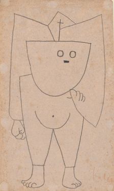 Christian ghost (Christliches Gespenst), 1939. Artist: Klee, Paul (1879-1940)