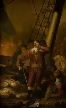 Christian IV Aboard his Flagship "The Trinity" ("Trefoldigheden"), 1782. Creator: Nicolai Abraham Abildgaard