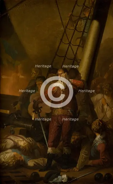 Christian IV Aboard his Flagship "The Trinity" ("Trefoldigheden"), 1782. Creator: Nicolai Abraham Abildgaard.