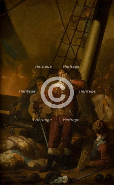 Christian IV Aboard his Flagship "The Trinity" ("Trefoldigheden"), 1782. Creator: Nicolai Abraham Abildgaard.