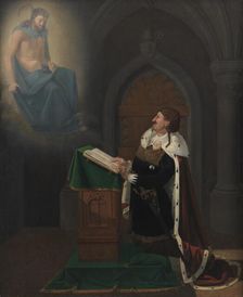 Christian IV's Vision at Rothenburg Castle, 1823. Creator: Ditlev Blunck