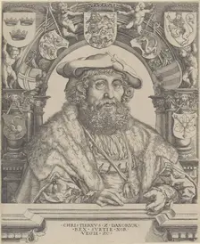Christian II, King of Denmark, 1529. Creator: Jacob Binck
