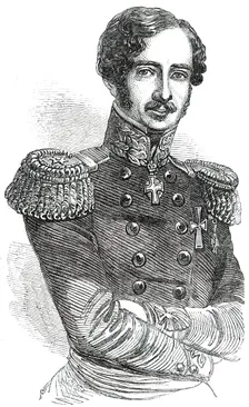 Christian Julius de Meza, Major-General, and Commander-in-Chief of the Danish Artillery, 1850. Creator: Unknown