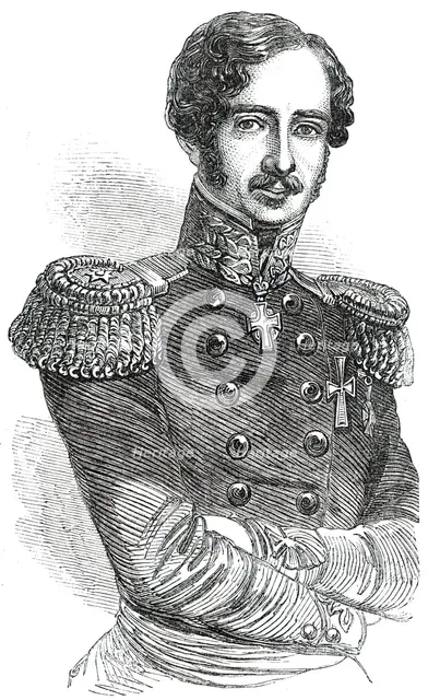 Christian Julius de Meza, Major-General, and Commander-in-Chief of the Danish Artillery, 1850. Creator: Unknown.