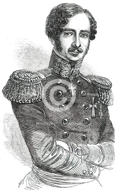 Christian Julius de Meza, Major-General, and Commander-in-Chief of the Danish Artillery, 1850. Creator: Unknown.