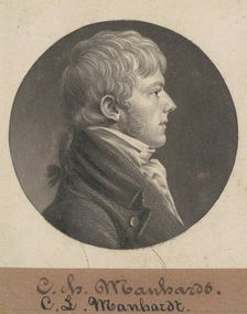 Christian Luis Mannhardt, 1804. Creator: Charles Balthazar Julien Févret de Saint-Mémin