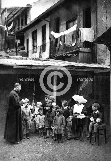 Christian propaganda, Paris, 1931.Artist: Ernest Flammarion